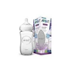 AVENT - Biberón Natural 2.0 De Vidrio 240 Ml Philips