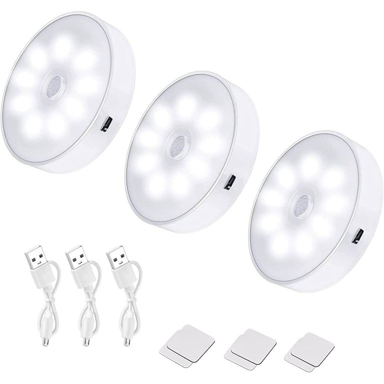 Luces LED con Sensor de Movimiento 3Pcs