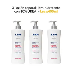 GENERICO - 3 Loción corporal ultra-hidratante con 10% UREA - Lea x400ml