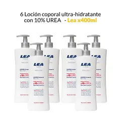 GENERICO - 6 Loción corporal ultra-hidratante con 10% UREA - Lea x400ml