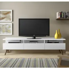 VENTITAS HOME - Mesa de Tv Vintage 65” Elliot Ventitas Perú Blanco