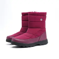 SHANDIAN - Zapatillas mujer botines de invierno impermeables para mujer
