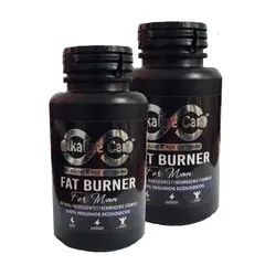 ALKALINE CARE - Natural Fat Burner for Men (Quema Grasa Natural 200 Cápsulas)