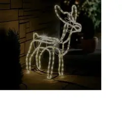 GENERICO - Reno ciervo 3d movible navidadeño led 2023