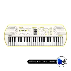 CASIO - TECLADO ELECTRONICO SA-80H2-ADAP BLANCO