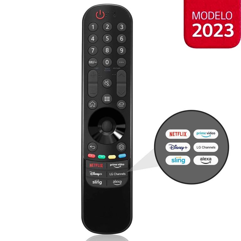 Control Magic MR23GN Con Botón Alexa Y Channels Modelo 2023
