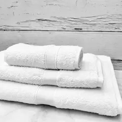 SUIT THE BED - SET DE TOALLAS HOTELERAS 100 % ALGODÓN PERÚ PIMA