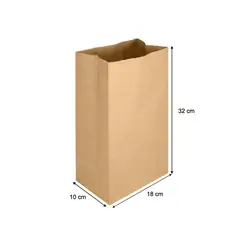 OEM - Bolsa Papel Kraft Nro. 12 x 100 Unidades