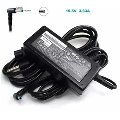 GENERICO - Cargador Compatible con HP 19.5V. 3.3A. 65W. 4.5X3.0. mm Punta Azul