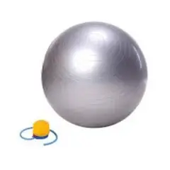 GENERICO - Pelota Pilates Yoga GRIS 75cm Gym