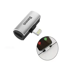 BASEUS - Adapatador Hub Lightning Audio mas Carga Dual L46