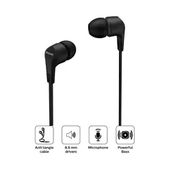 PHILIPS - Audífonos In Ear con Micrófono TAE1105BK NEGRO