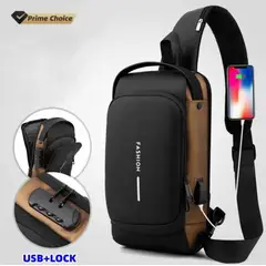 GENERICO - Mochila Tipo Morral Elegante de Hombre Sport Pechera Alta Calidad