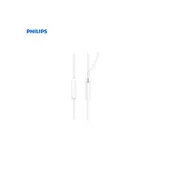 PHILIPS - Audífonos In Ear con Micrófono TAE1105BK Blanco