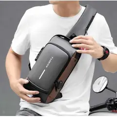GENERICO - Mochila Tipo Morral Elegante de Hombre Sport Pechera Alta Calidad