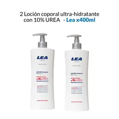 GENERICO - 2 Loción corporal ultra-hidratante con 10% UREA - Lea x400ml