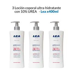 GENERICO - 3 Loción corporal ultra-hidratante con 10% UREA - Lea x400ml
