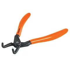 TRUPER - Pinza punta a 90° para cerrar anillos, mango de PVC