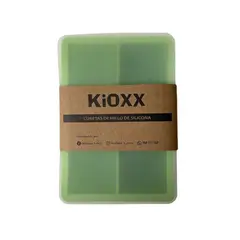 KIOXX - Cubeta de hielo de silicona 6 cavidades Verde