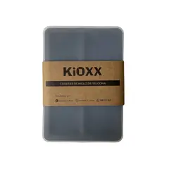 KIOXX - Cubeta de hielo de silicona 6 cavidades Negra