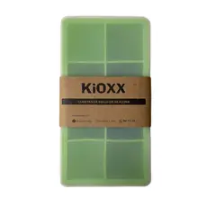 KIOXX - Cubeta de hielo de silicona 8 cavidades Verde