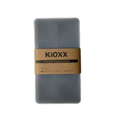 KIOXX - Cubeta de hielo de silicona 8 cavidades Negra