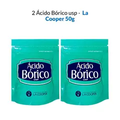 GENERICO - 2 Ácido Bórico usp - La Cooper x 50g