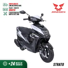ZONGSHEN - MOTO SCOOTER ESTILO EUROPEO STRATO 125CC BLANCO