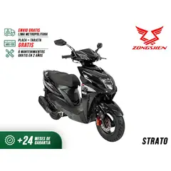 ZONGSHEN - MOTO SCOOTER ESTILO EUROPEO STRATO 125CC NEGRO