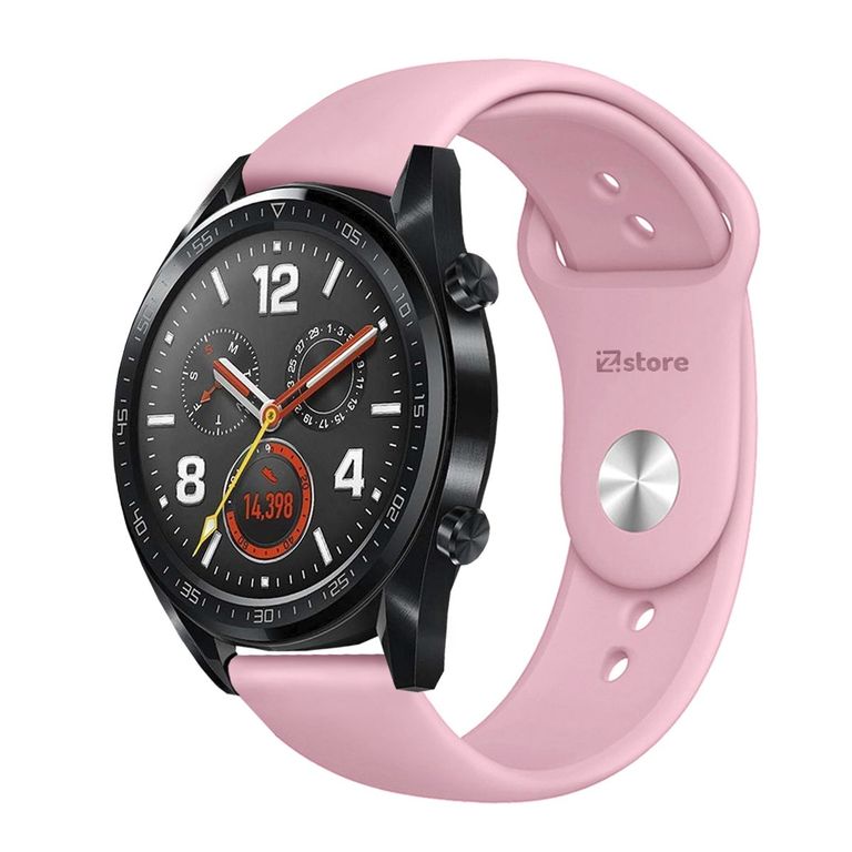 Correa Compatible Con Huawei Watch GT Rosado Broche 22mm