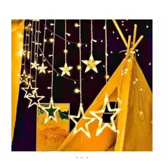 GENERICO - Luces led para Navidad Modelo Estrella AMBAR