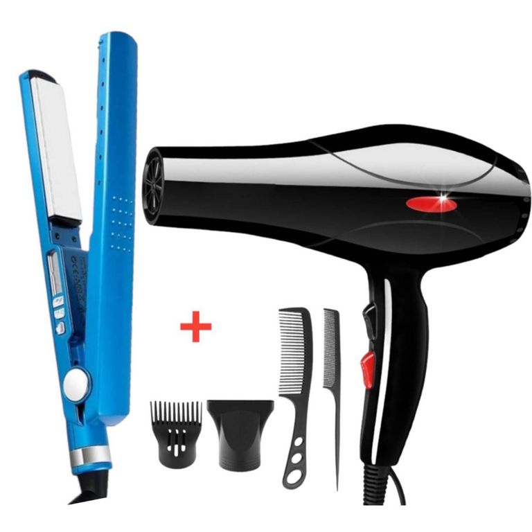Secador para cabello 5000 watts + Plancha Alisadora