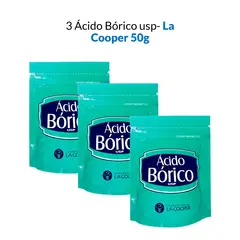 GENERICO - 3 Ácido Bórico usp - La Cooper x 50g