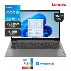 LENOVO - Laptop IDEAPAD 3 15IAU7 15.6' I5 1235U 8GB 512GB W11