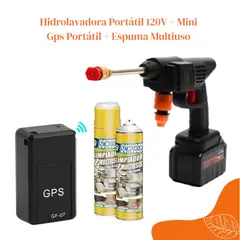 GENERICO - Hidrolavadora 120V - Mini Gps Portatil - Espuma Multiuso