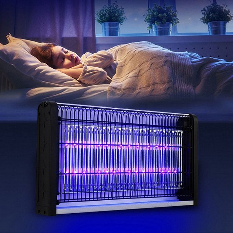 Lámpara Exterminador Insectos Luz Uv Mata Zancudos Mosquitos