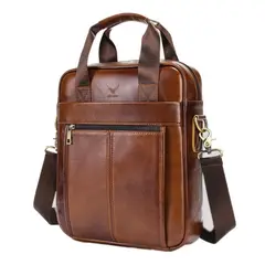 ARMUZ - MORRAL DE CUERO VACUNO 8577 (LAPTOP 13" - A4)
