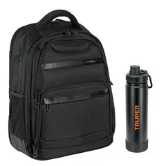 TRUPER - COMBO MOCHILA PORTALAPTO CON TERMO EJECUTIVO