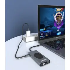 ENCORE ELECTRONICS - Hub Multipuerto 13 en 1 Tipo c Estacion de acoplamiento Docking Station