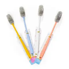 GENERICO - Pack de Cepillos para Botellas de Gel de Sílice con Mango Largo
