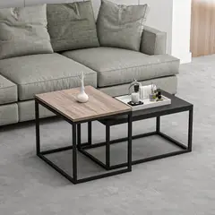 VENTITAS HOME - Mesa de Centro Kalina Ventitas Perú Espresso y Negro