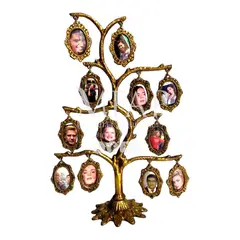 MFAP BRONCERIA Y ANTIGUEDADES - Porta retrato en bronce para 12 fotos