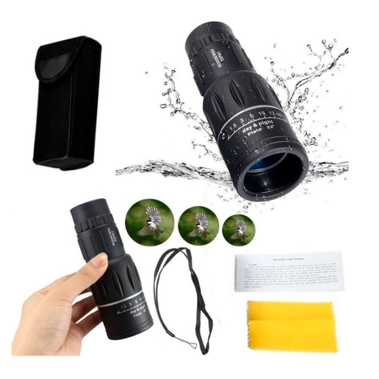 Telescopio Monocular 16x52 Doble Enfoque Óptico Zoom AS