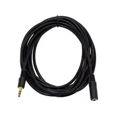 GENERICO - Adaptador Jack 3.5mm TRRS a Plug 3.5mm TRS de 3 Metros CA-3PHM3M