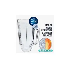 OSTER - Vaso De Vidrio BLSTAJ-GTS-011 125L