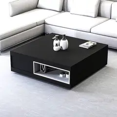 AMUEBLE - Mesa de centro * TILDA * WUENGE MELAMINA 18MM