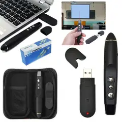 GENERICO - Puntero Presentador de Diapositivas 10m USB laser con forro