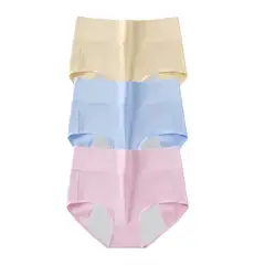 BAALATHKKO5 - Calzón Menstrual 3capas Absorbentes Reutilizable, 3 Piezas