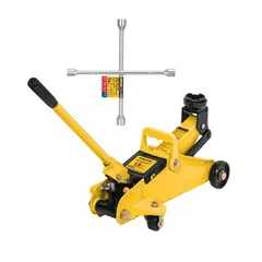PRETUL - Gata tipo lagarto 1.5 toneladas + llave de ruedas 14"