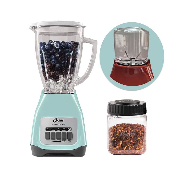 Licuadora 550W BLSTKAG-VPB+Mini vaso Picatodo 500 ml de Tritan